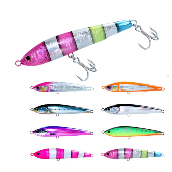 Big Game Topwater Treble Hook Trolling Surface 160mm 45g Pencil Lure Simulate Casting Pencil Lure floating Pencil Fishing Lures - Image 2