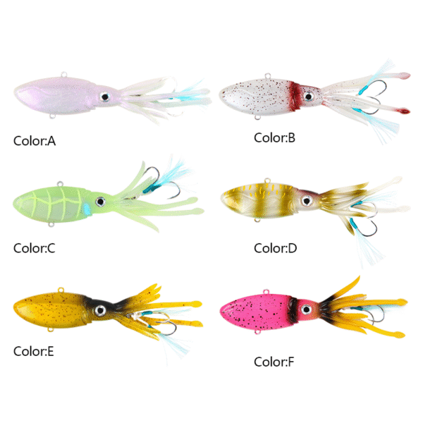 90g 130g 170g 200g 250g Squid Seeker Luminous Squid Lure_yy - Image 4