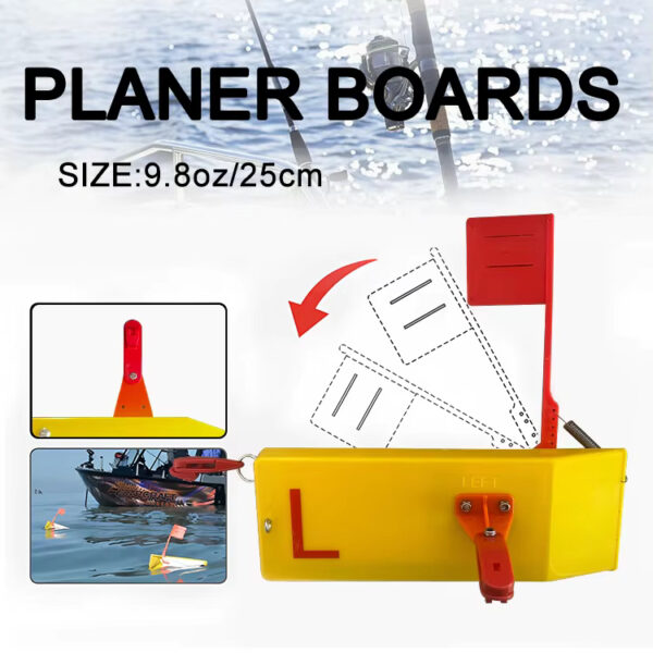 New Double Side Boat Fishing Planer Borad Offshore Salmon Walleye Trolling Fishing Tackle - Image 4