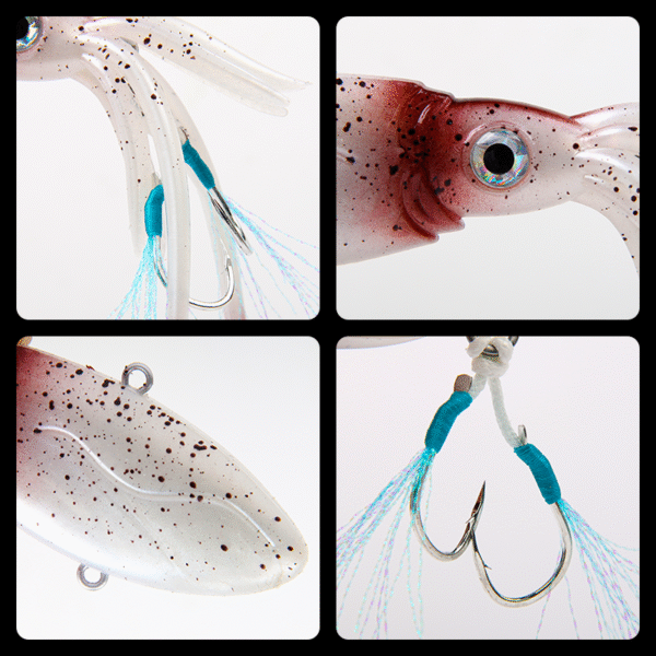 90g 130g 170g 200g 250g Squid Seeker Luminous Squid Lure_yy - Image 5