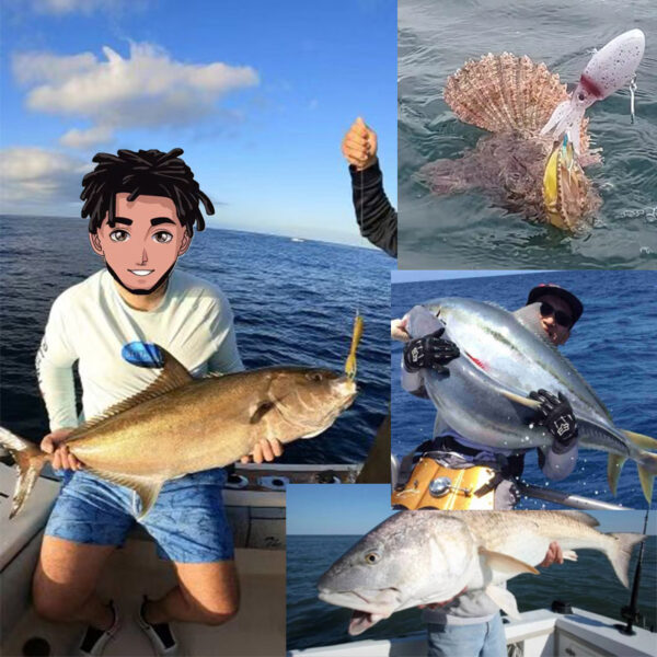 90g 130g 170g 200g 250g Squid Seeker Luminous Squid Lure_yy - Image 8
