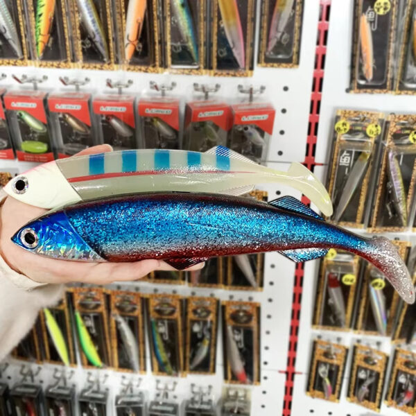 Gran juego cabeza de plomo mar profundo cebo suave grande 26cm_416g 33cm_560g cabeza de pez de metal cebo de pesca señuelo - AliExpress 18 - Image 3