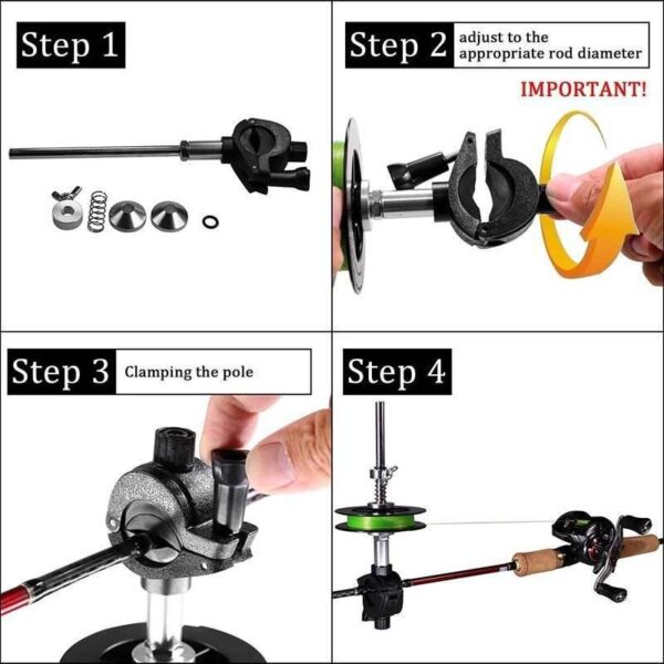 Japanese spinning reel line spooler, portable fishing reel, fishing line winder, lure reel, line winder, fishing tackle wholesale - Image 6