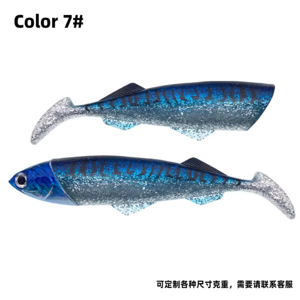 Gran juego cabeza de plomo mar profundo cebo suave grande 26cm_416g 33cm_560g cabeza de pez de metal cebo de pesca señuelo - AliExpress 18 - Image 12